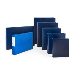 Cartella 4 anelli a D diam 25mm Blu A3 Vertic 42x30 Verticale